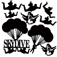 Skydive  parachute,parachuting,300 x 300